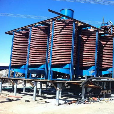 Machine van de het Laboratorium de Spiraalvormige Classificator van de kopermijnbouw voor het Ontwateren Kalkbemesting