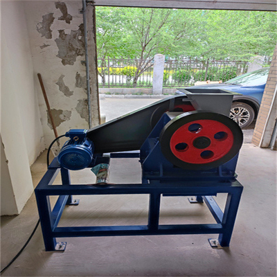 Laag verbruik 300kg/u Lab Jaw Crusher Compacte negatieve vering
